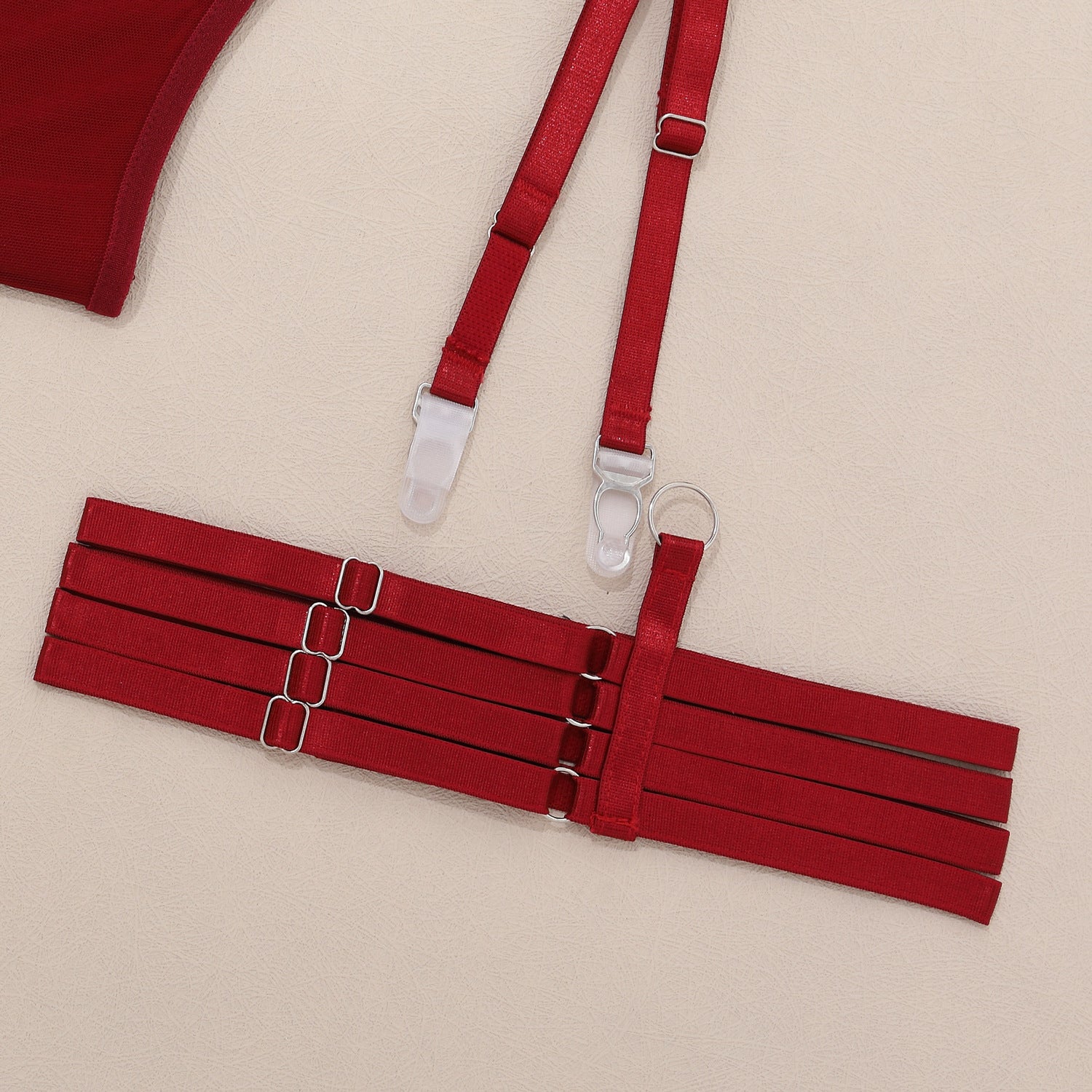 Body z pasem do pończoch z regulowanymi paskami bielizna damska Naydenka