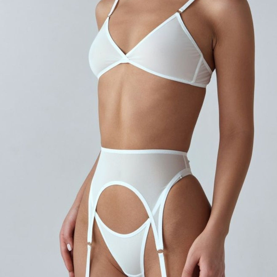 Komplet bielizny z delikatnych materiałów na romantyczne wieczory Carmelita