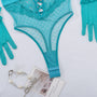 Body koronkowe z delikatnym wzorem Seonaid