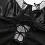 Body z siateczką regulowane ramiączka eleganckie Averyl