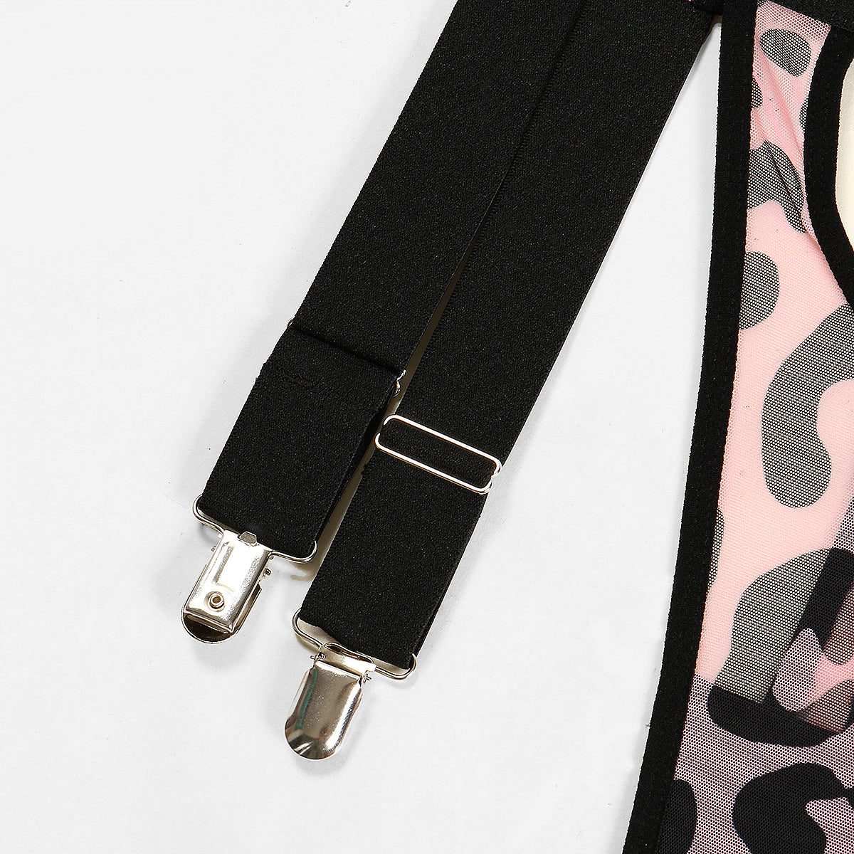 Komplet bielizny z wycięciami z dopasowanego materiału Gentjana