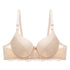 Biustonosz push-up z usztywnieniem i subtelnymi zdobieniami Veritchka Beżowy