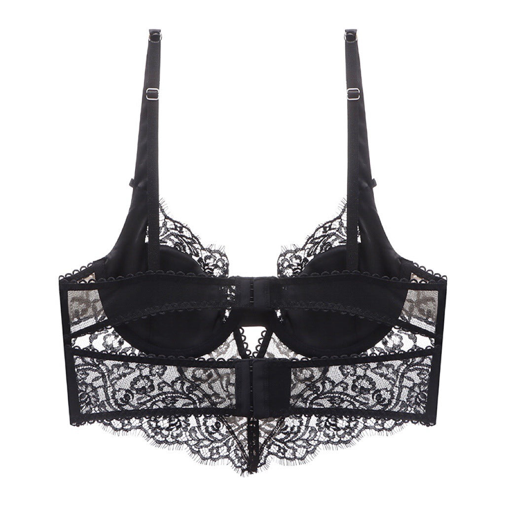 Koronkowy biustonosz z delikatnymi detalami na co dzień i specjalne okazje Laken