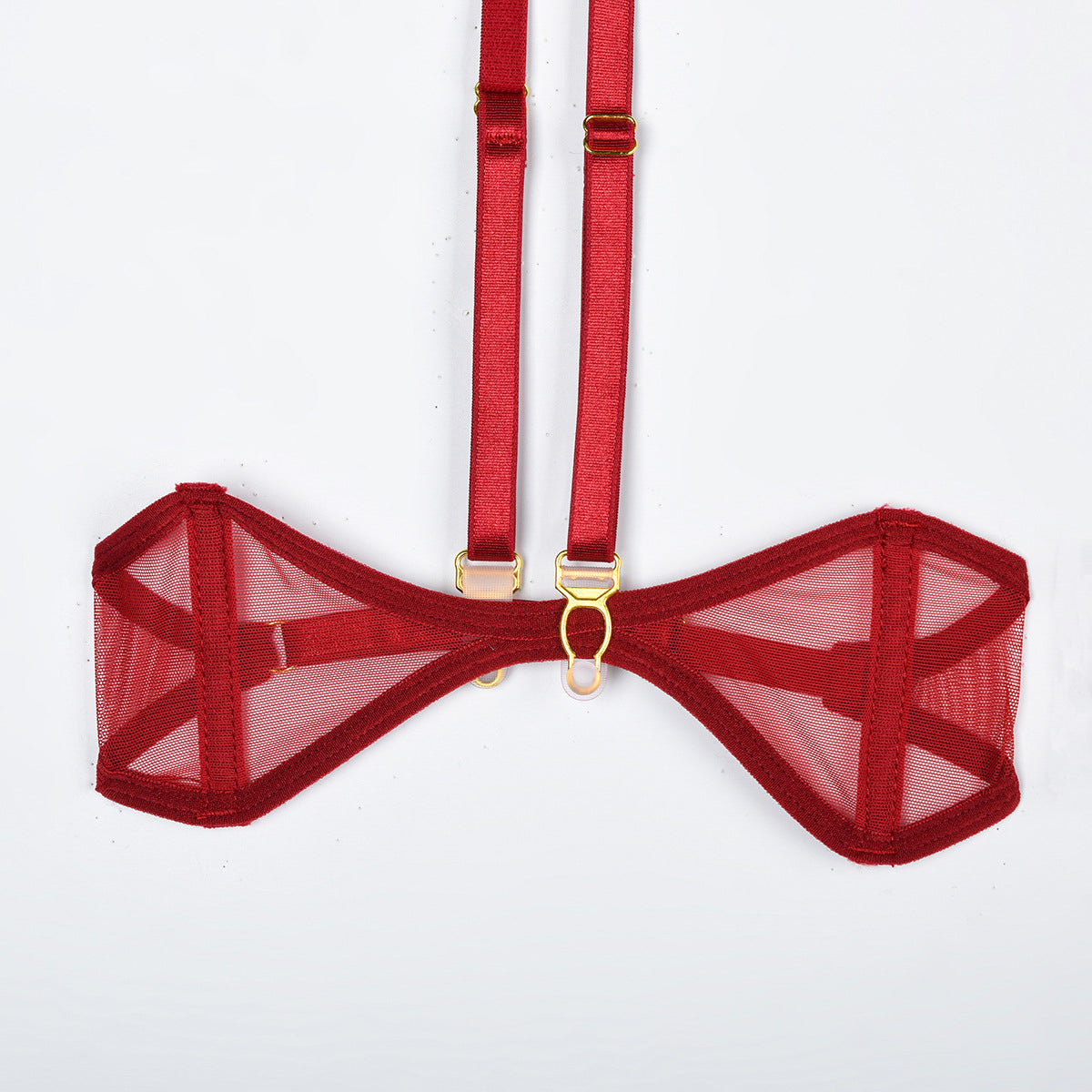 Zestaw bielizny z siateczki elegancki i trwały Shani