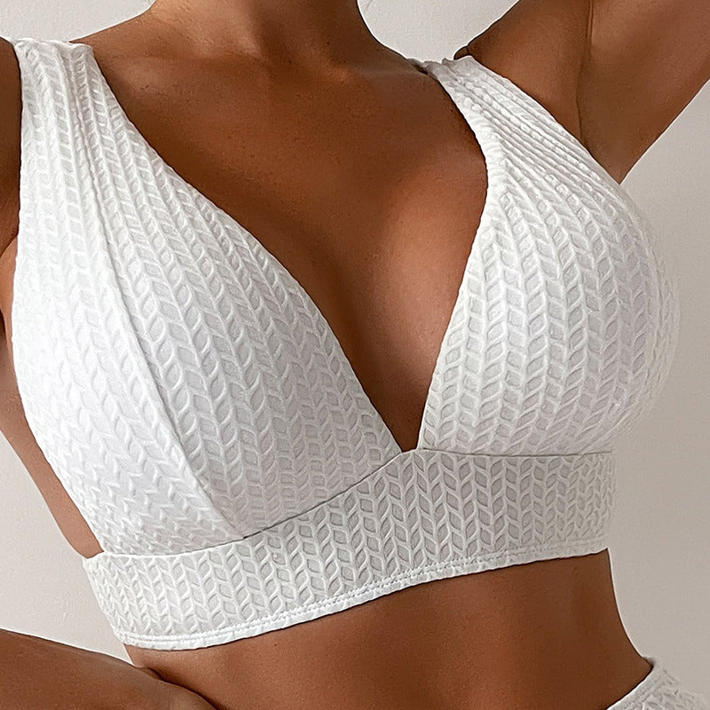 Strój kąpielowy z figami dopasowany do sylwetki Brynn