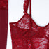 Gorset koronkowy z regulowanymi paskami na romantyczne wieczory Maliyah