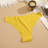 Figi bezszwowe niewidoczne pod ubraniem Ghazala Żółty XS