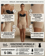 Body modelujące push-up z elastycznego materiału Agatha