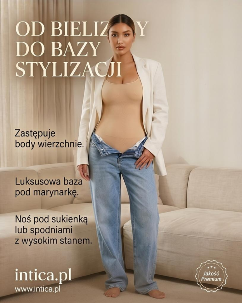Body modelujące z szortami wygładzające sylwetkę Latrisha